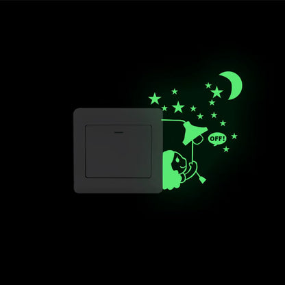 Cosmic Starry Sky Game Handle Gaming Zone Video Home Decor Luminous Creative Decorative Glow in the Dark Wall Sticker for Living