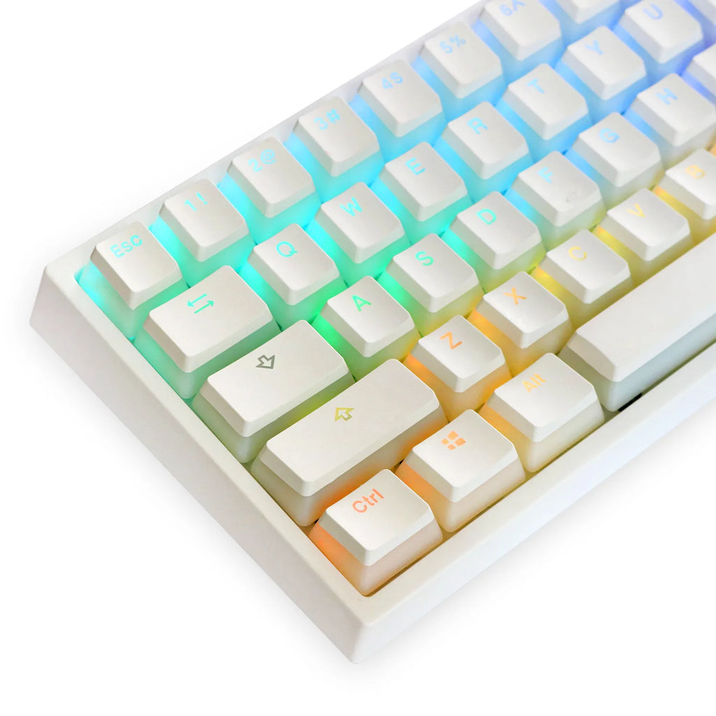 Pudding Keycap RU Layout Double Shot PBT Keycaps Feature a Translucent Dual-Layer Style  Russian Keycap